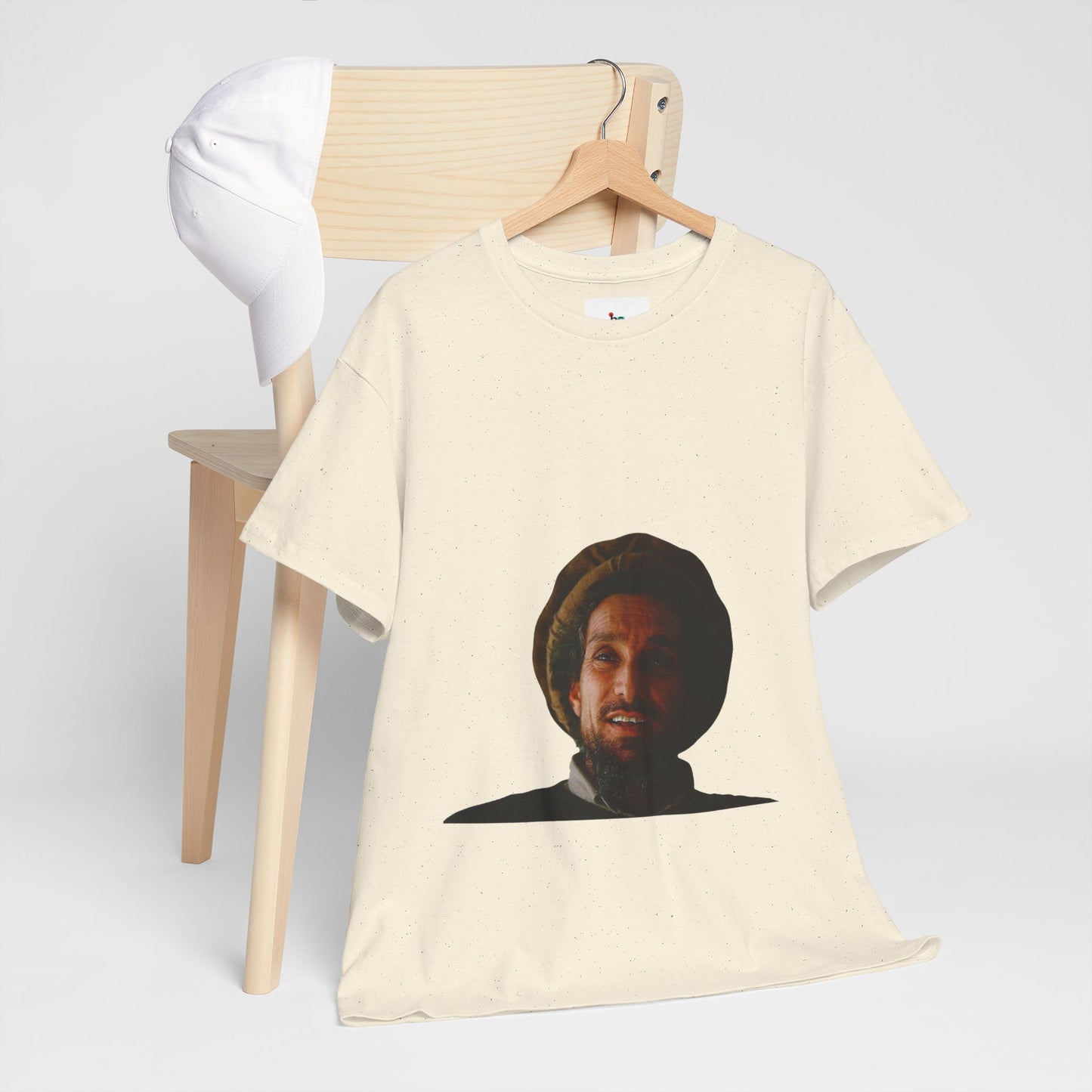 Commander Massoud Heavy Cotton Tee, Casual Wear, Graphic Tee, Unique Gift, Everyday Essentials, Retro Style