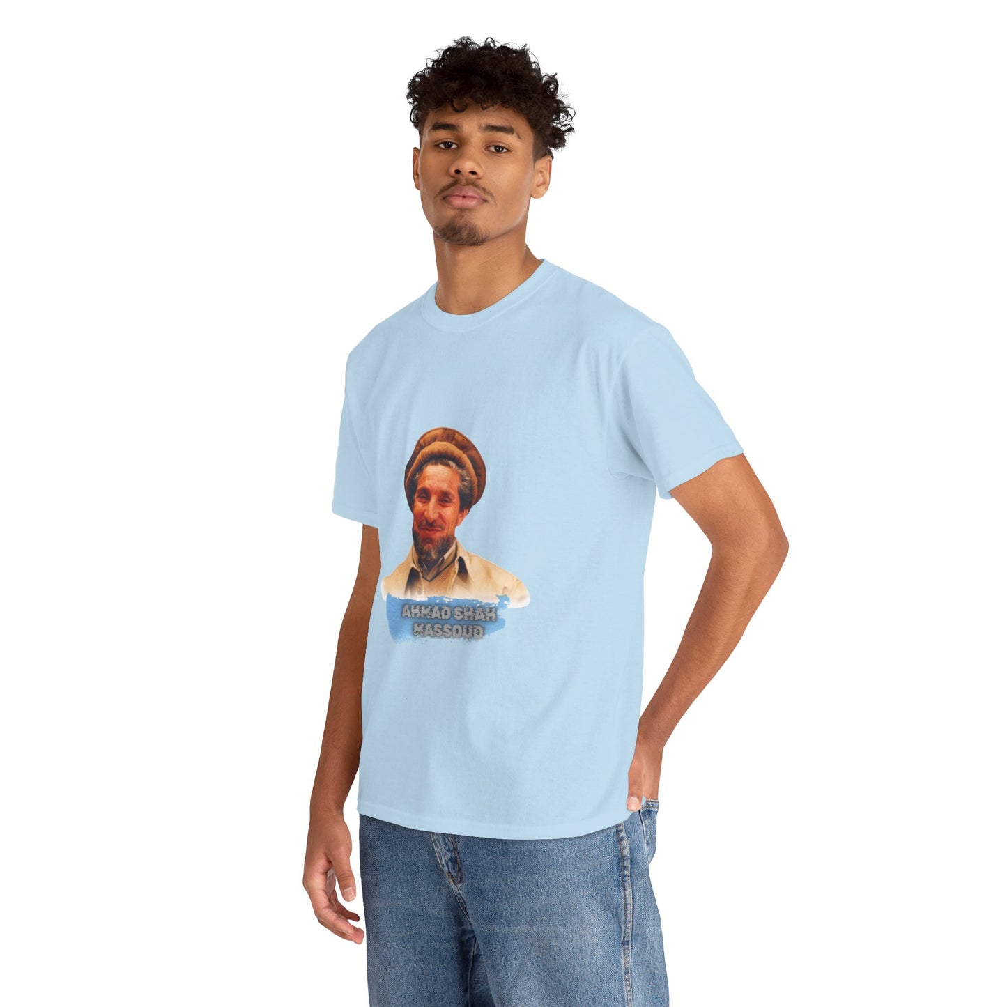 Massoud Inspirational Tee | Unisex Heavy Cotton T-Shirt, Motivational Shirt, Gift for Activists, Freedom Quote Tee, Casual Streetwear