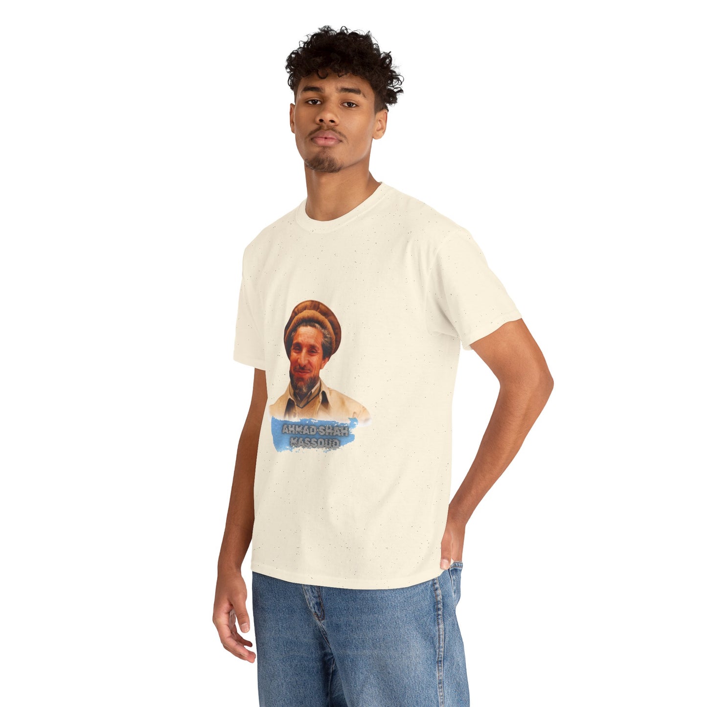 Massoud Inspirational Tee | Unisex Heavy Cotton T-Shirt, Motivational Shirt, Gift for Activists, Freedom Quote Tee, Casual Streetwear