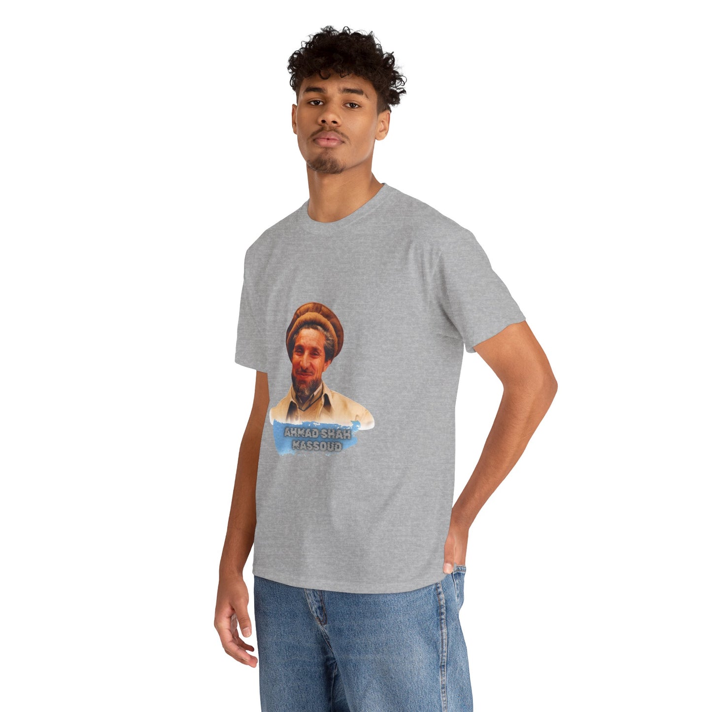 Massoud Inspirational Tee | Unisex Heavy Cotton T-Shirt, Motivational Shirt, Gift for Activists, Freedom Quote Tee, Casual Streetwear