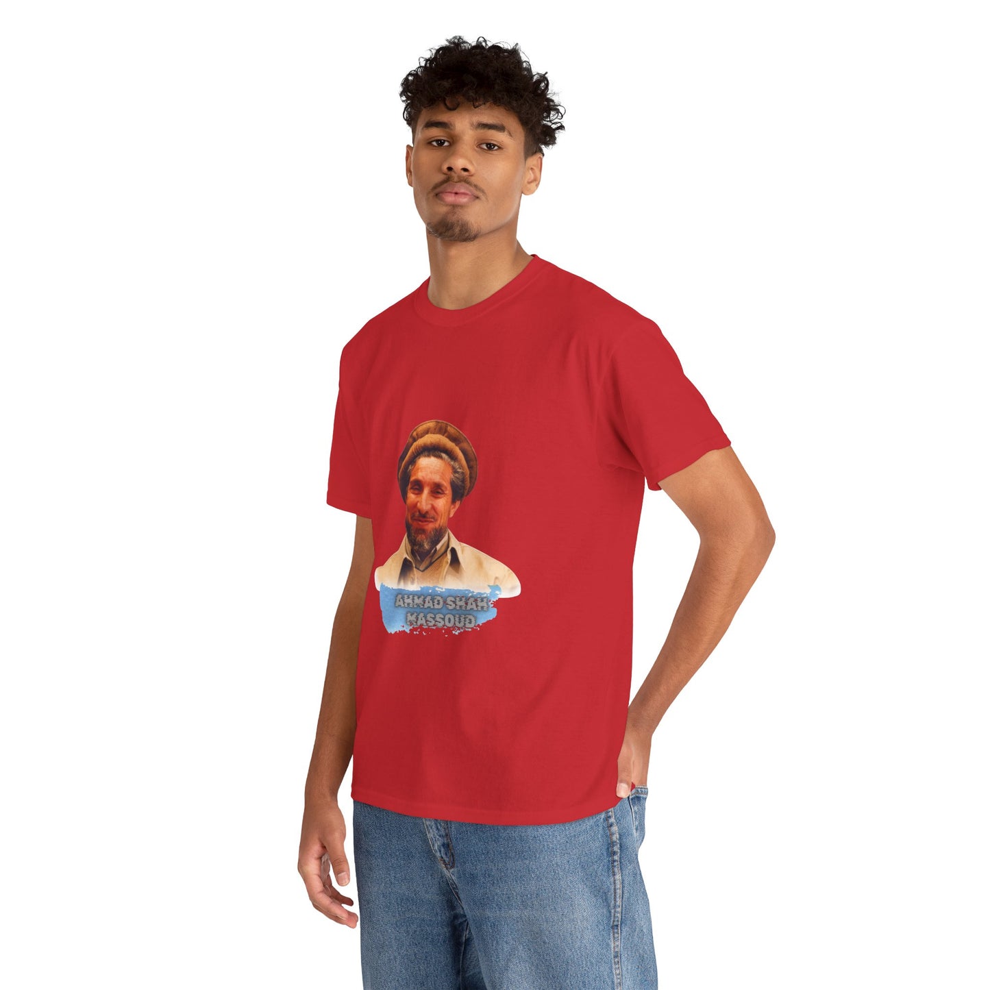 Massoud Inspirational Tee | Unisex Heavy Cotton T-Shirt, Motivational Shirt, Gift for Activists, Freedom Quote Tee, Casual Streetwear