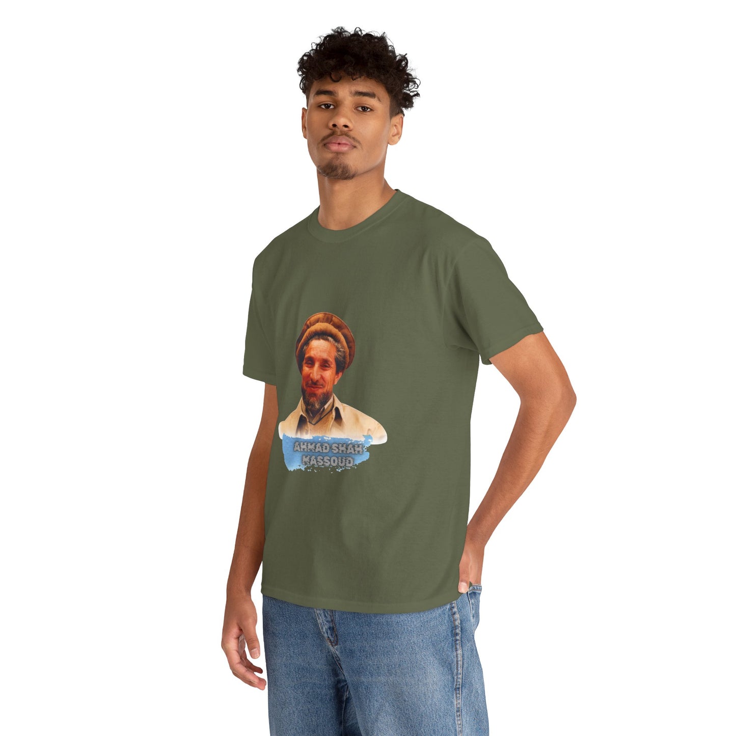 Massoud Inspirational Tee | Unisex Heavy Cotton T-Shirt, Motivational Shirt, Gift for Activists, Freedom Quote Tee, Casual Streetwear