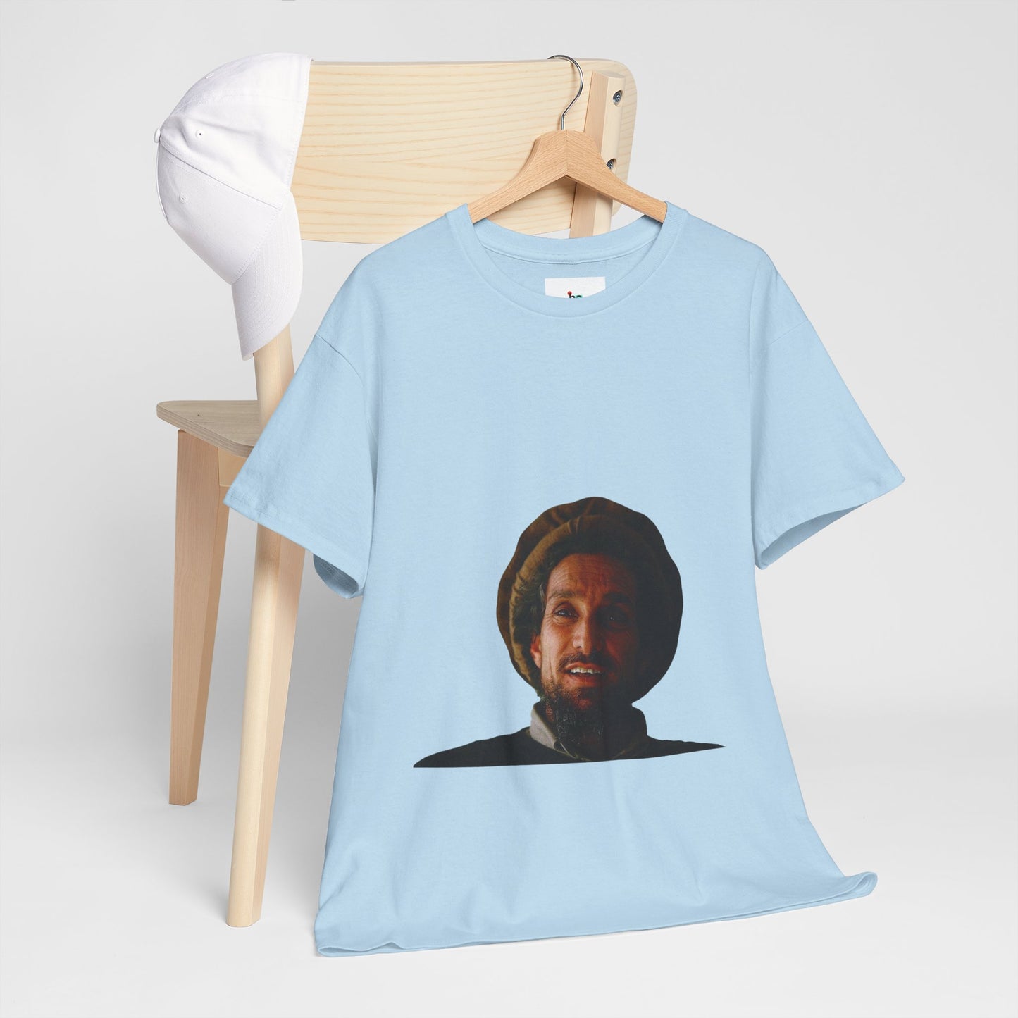 Commander Massoud Heavy Cotton Tee, Casual Wear, Graphic Tee, Unique Gift, Everyday Essentials, Retro Style