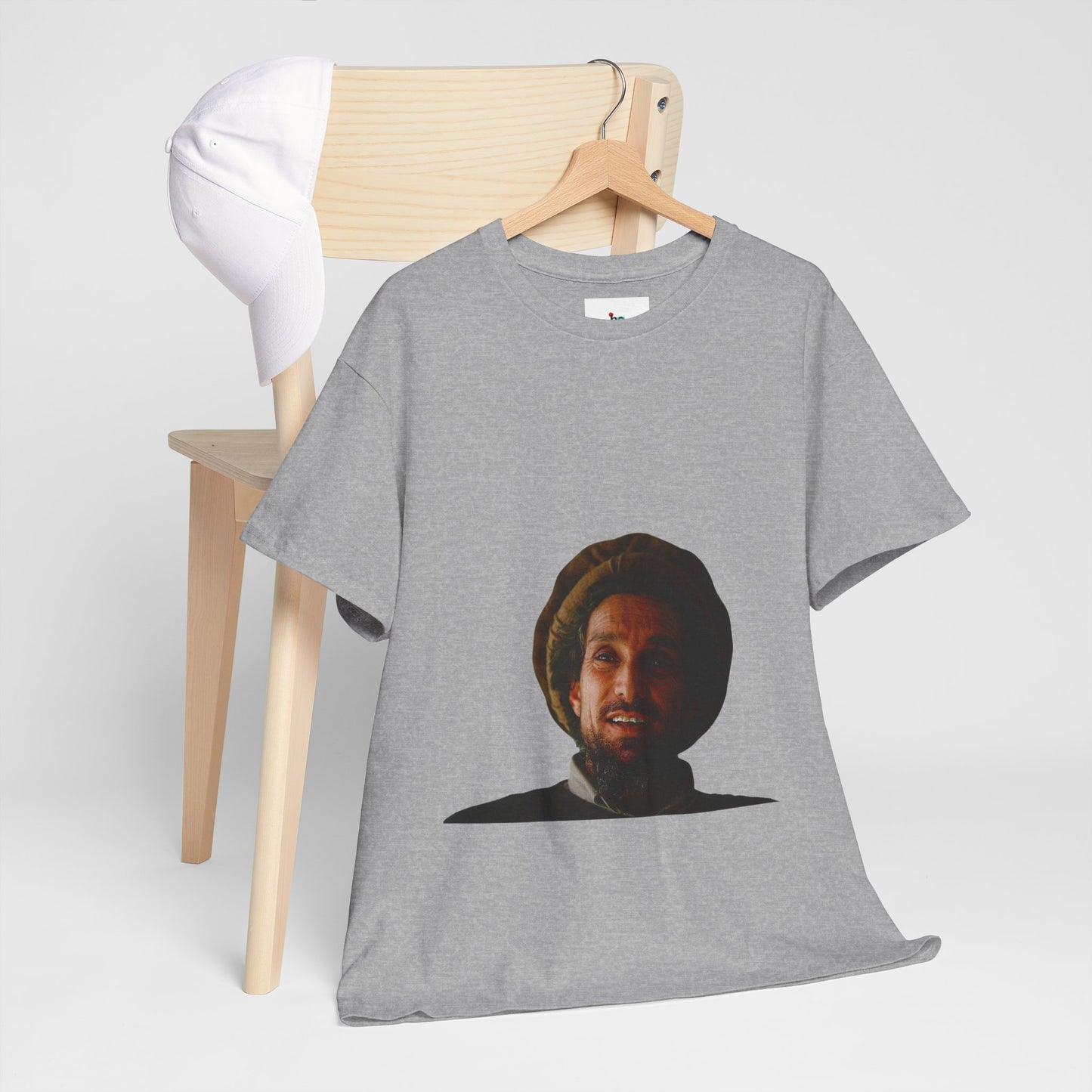 Commander Massoud Heavy Cotton Tee, Casual Wear, Graphic Tee, Unique Gift, Everyday Essentials, Retro Style