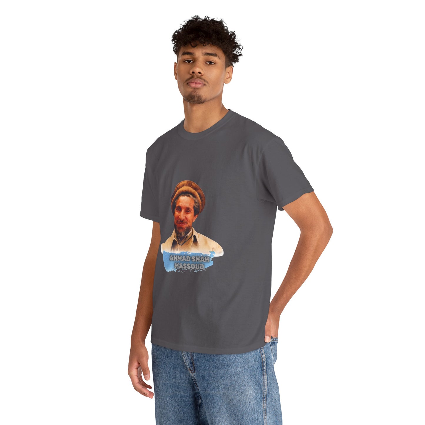 Massoud Inspirational Tee | Unisex Heavy Cotton T-Shirt, Motivational Shirt, Gift for Activists, Freedom Quote Tee, Casual Streetwear