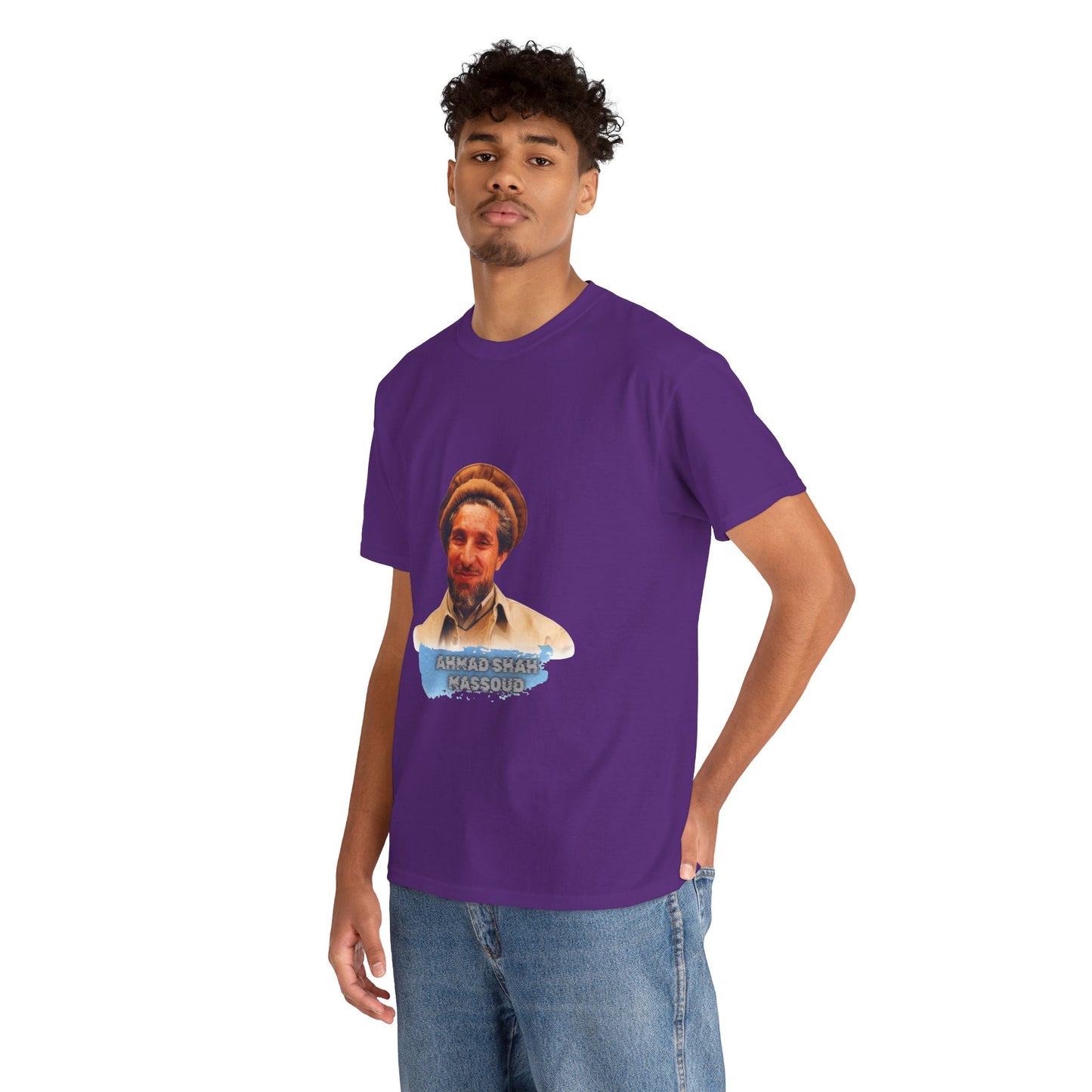Massoud Inspirational Tee | Unisex Heavy Cotton T-Shirt, Motivational Shirt, Gift for Activists, Freedom Quote Tee, Casual Streetwear