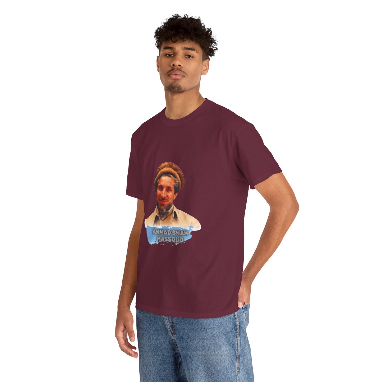 Massoud Inspirational Tee | Unisex Heavy Cotton T-Shirt, Motivational Shirt, Gift for Activists, Freedom Quote Tee, Casual Streetwear