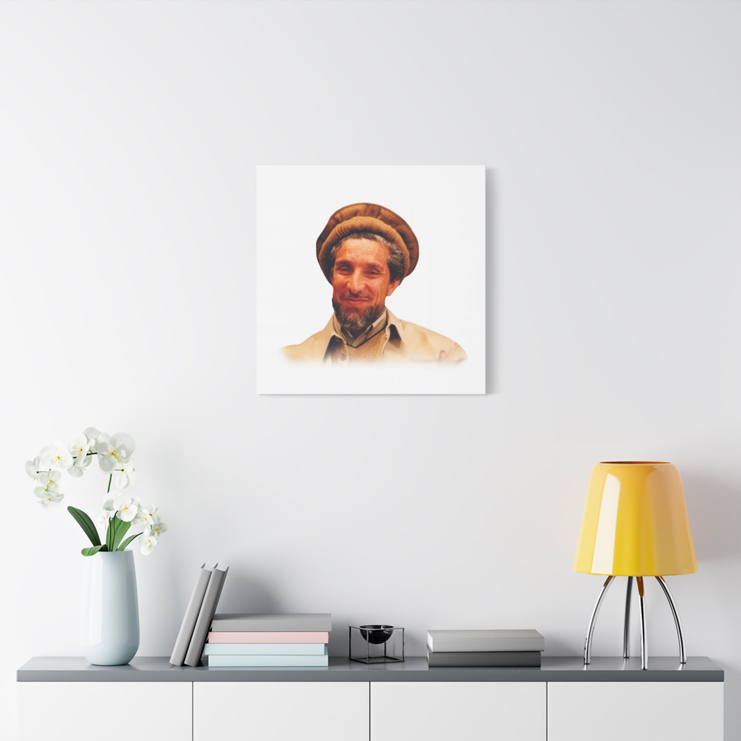 Ahmad Shah Massoud Wall Art, Inspirational Home Decor, Unique Gift for Art Lovers, Living Room or Office Decoration, Motivational Quote Art