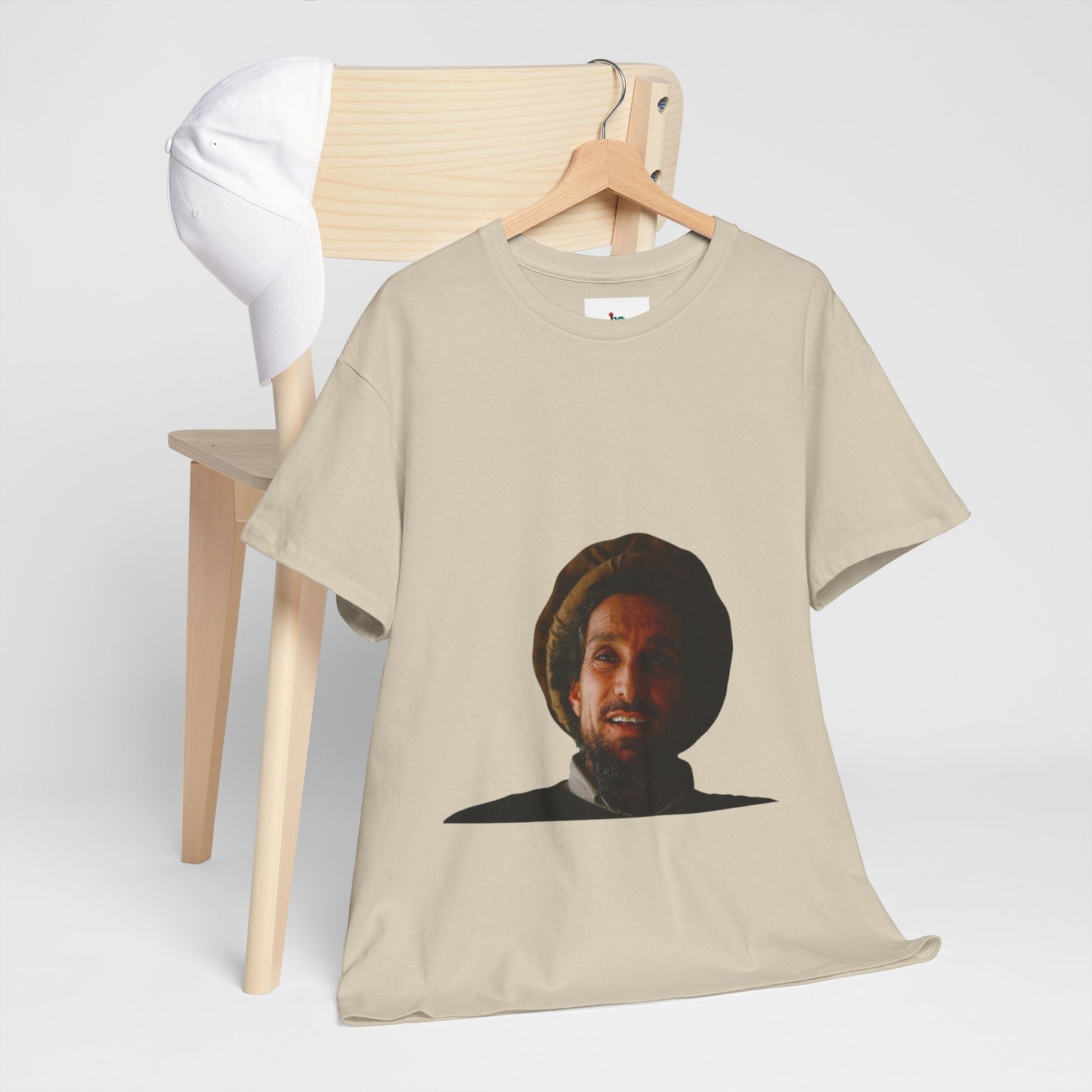 Commander Massoud Heavy Cotton Tee, Casual Wear, Graphic Tee, Unique Gift, Everyday Essentials, Retro Style