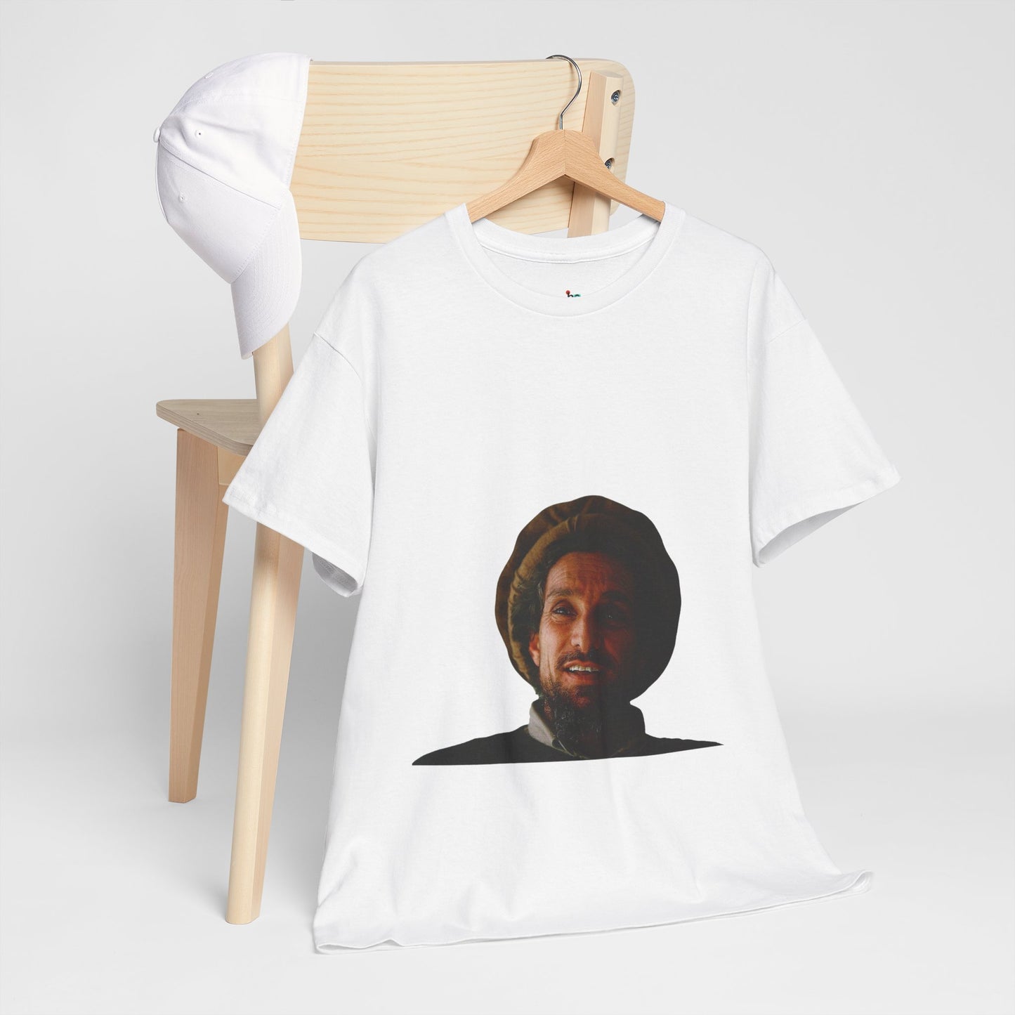 Commander Massoud Heavy Cotton Tee, Casual Wear, Graphic Tee, Unique Gift, Everyday Essentials, Retro Style
