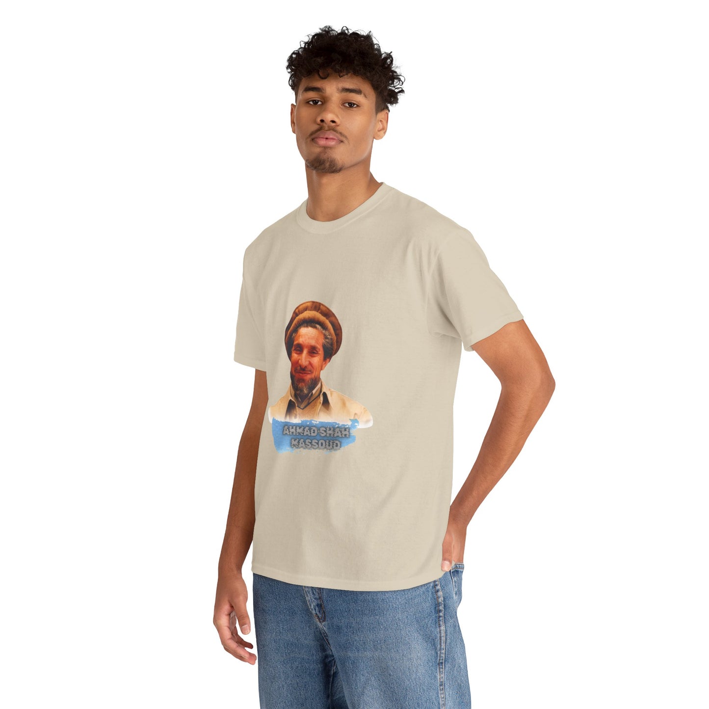 Massoud Inspirational Tee | Unisex Heavy Cotton T-Shirt, Motivational Shirt, Gift for Activists, Freedom Quote Tee, Casual Streetwear