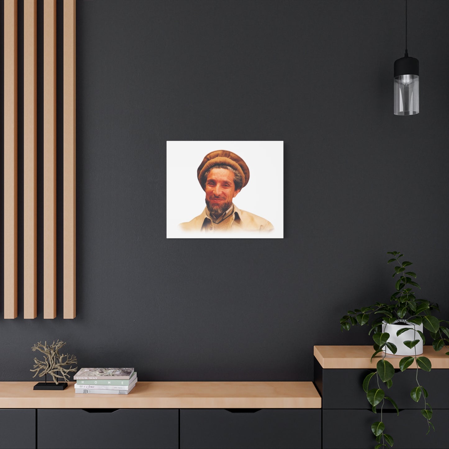 Ahmad Shah Massoud Wall Art, Inspirational Home Decor, Unique Gift for Art Lovers, Living Room or Office Decoration, Motivational Quote Art