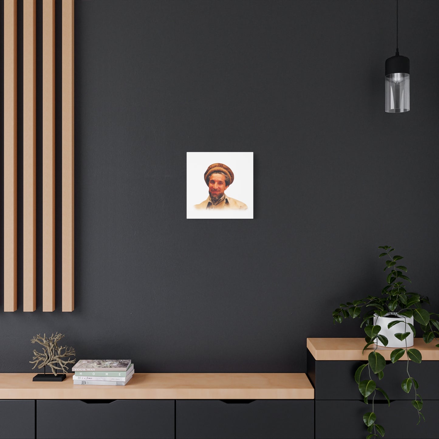 Ahmad Shah Massoud Wall Art, Inspirational Home Decor, Unique Gift for Art Lovers, Living Room or Office Decoration, Motivational Quote Art