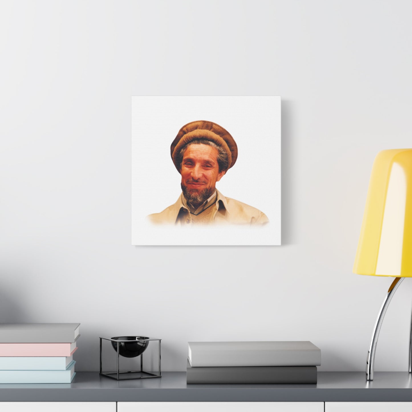 Ahmad Shah Massoud Wall Art, Inspirational Home Decor, Unique Gift for Art Lovers, Living Room or Office Decoration, Motivational Quote Art