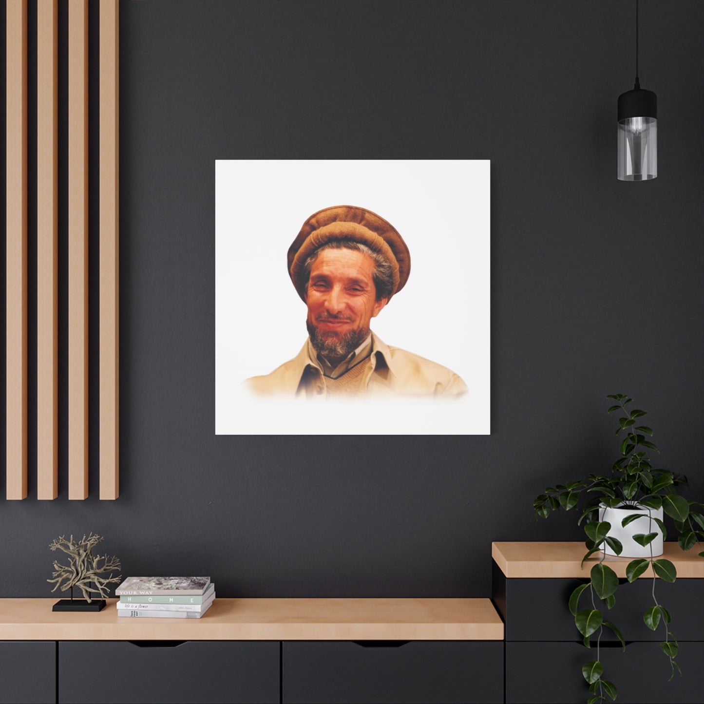 Ahmad Shah Massoud Wall Art, Inspirational Home Decor, Unique Gift for Art Lovers, Living Room or Office Decoration, Motivational Quote Art