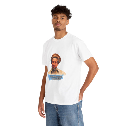 Massoud Inspirational Tee | Unisex Heavy Cotton T-Shirt, Motivational Shirt, Gift for Activists, Freedom Quote Tee, Casual Streetwear