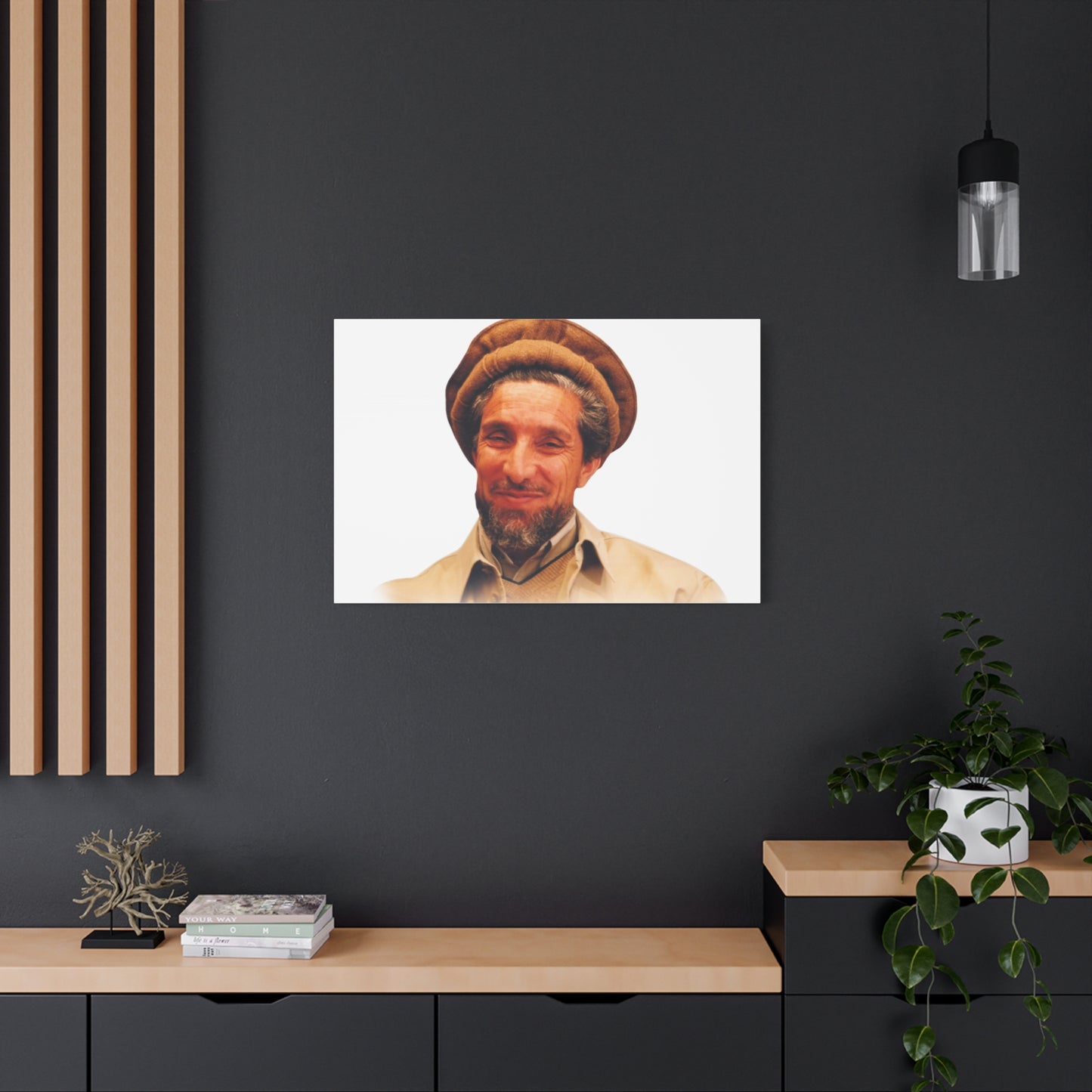 Ahmad Shah Massoud Wall Art, Inspirational Home Decor, Unique Gift for Art Lovers, Living Room or Office Decoration, Motivational Quote Art