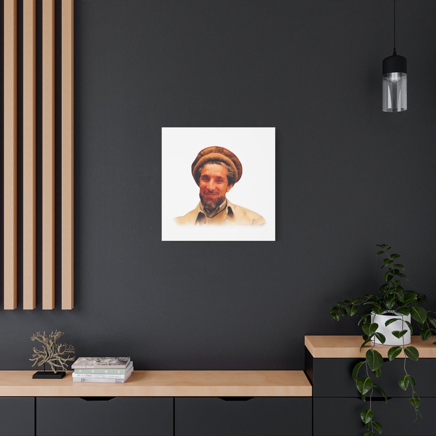 Ahmad Shah Massoud Wall Art, Inspirational Home Decor, Unique Gift for Art Lovers, Living Room or Office Decoration, Motivational Quote Art