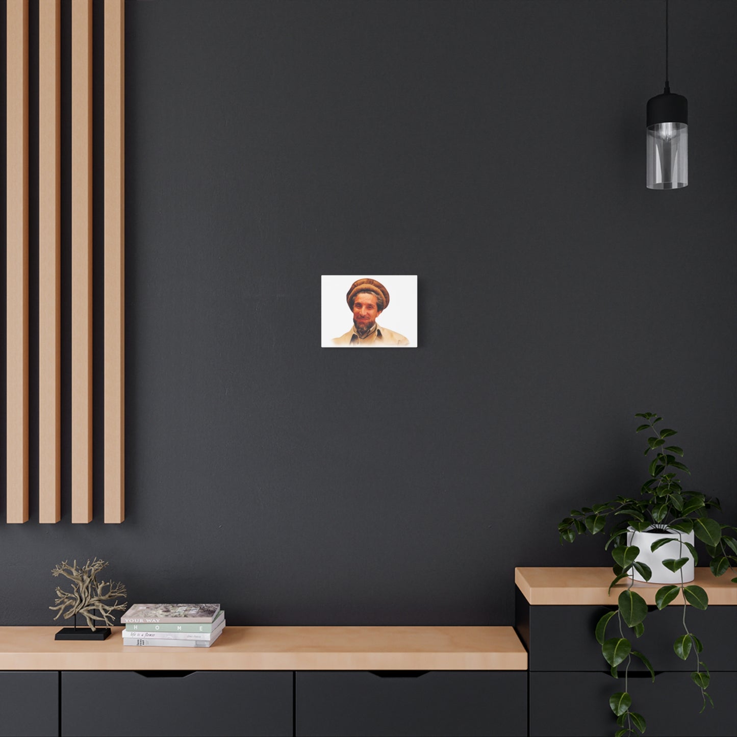 Ahmad Shah Massoud Wall Art, Inspirational Home Decor, Unique Gift for Art Lovers, Living Room or Office Decoration, Motivational Quote Art