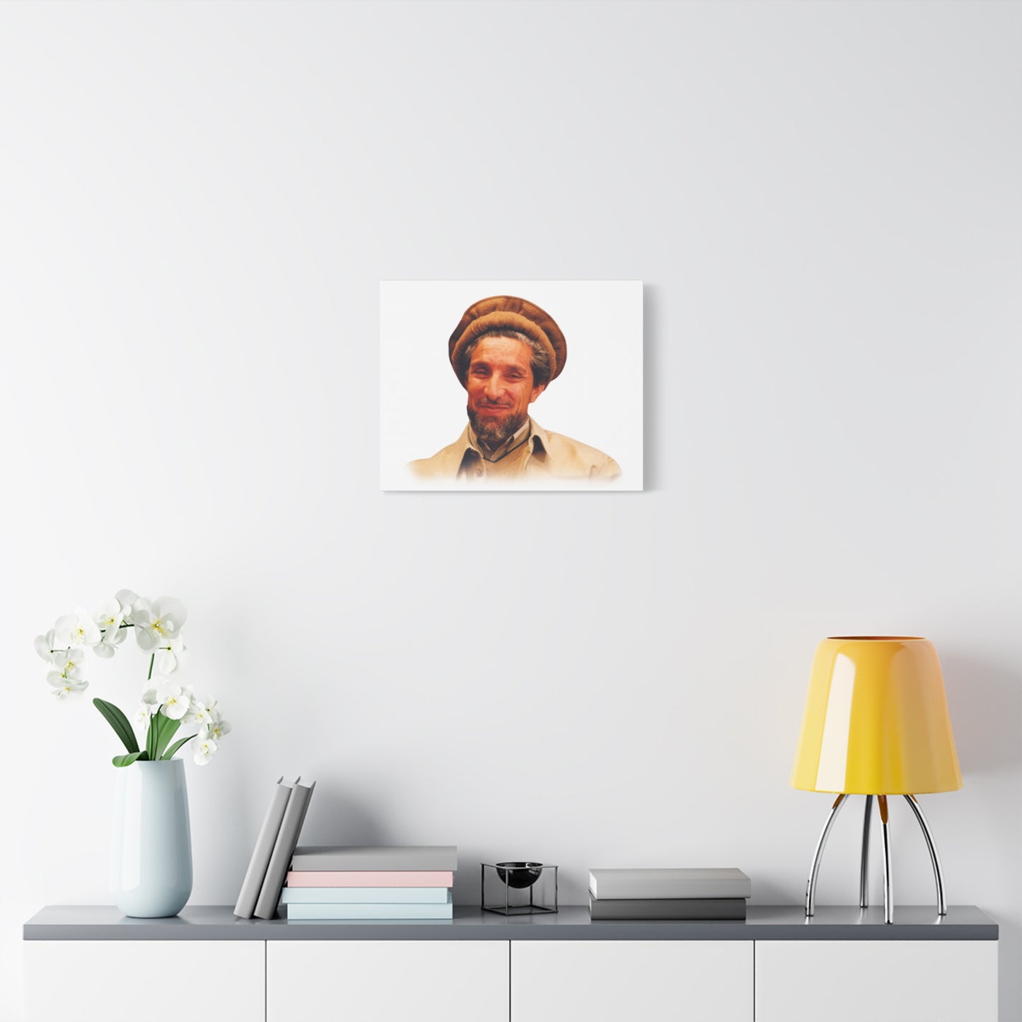 Ahmad Shah Massoud Wall Art, Inspirational Home Decor, Unique Gift for Art Lovers, Living Room or Office Decoration, Motivational Quote Art