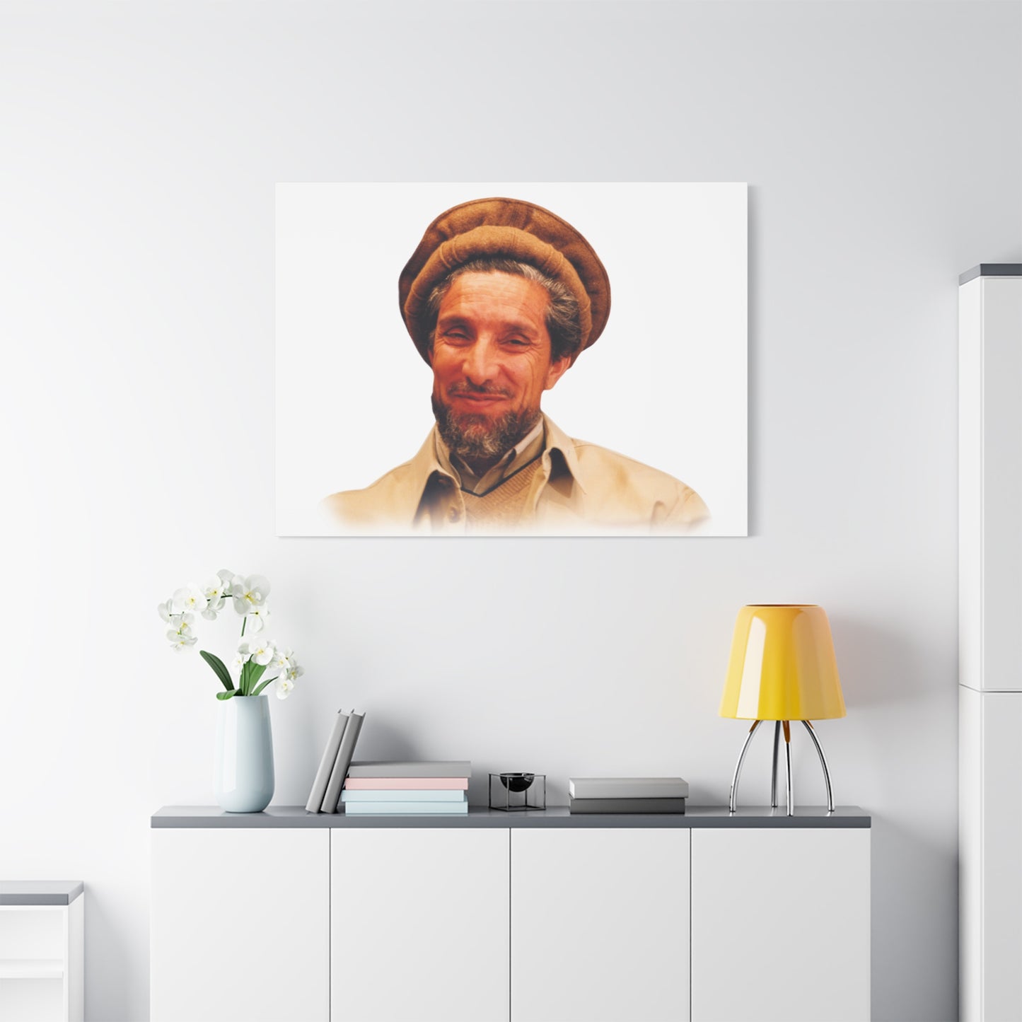Ahmad Shah Massoud Wall Art, Inspirational Home Decor, Unique Gift for Art Lovers, Living Room or Office Decoration, Motivational Quote Art