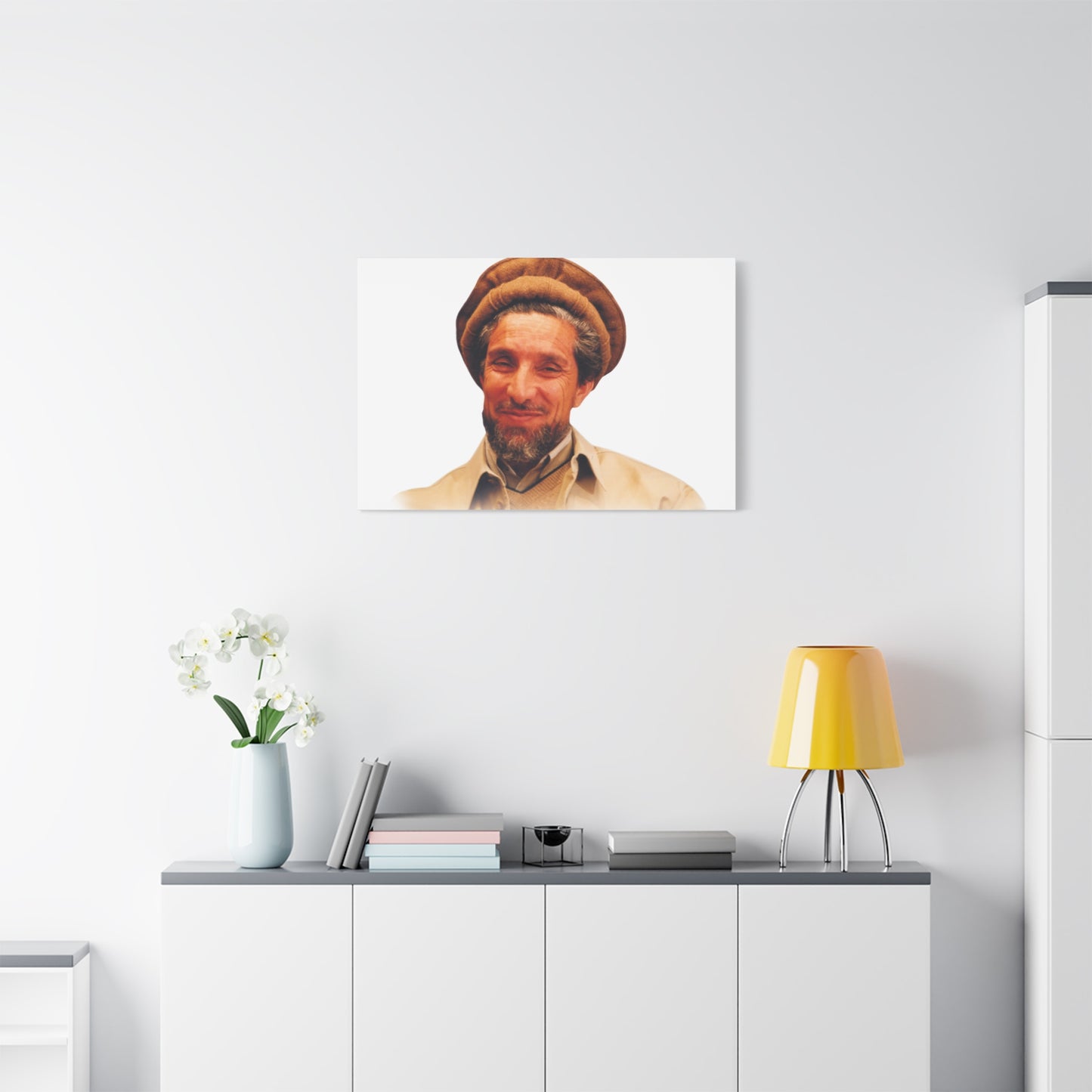 Ahmad Shah Massoud Wall Art, Inspirational Home Decor, Unique Gift for Art Lovers, Living Room or Office Decoration, Motivational Quote Art