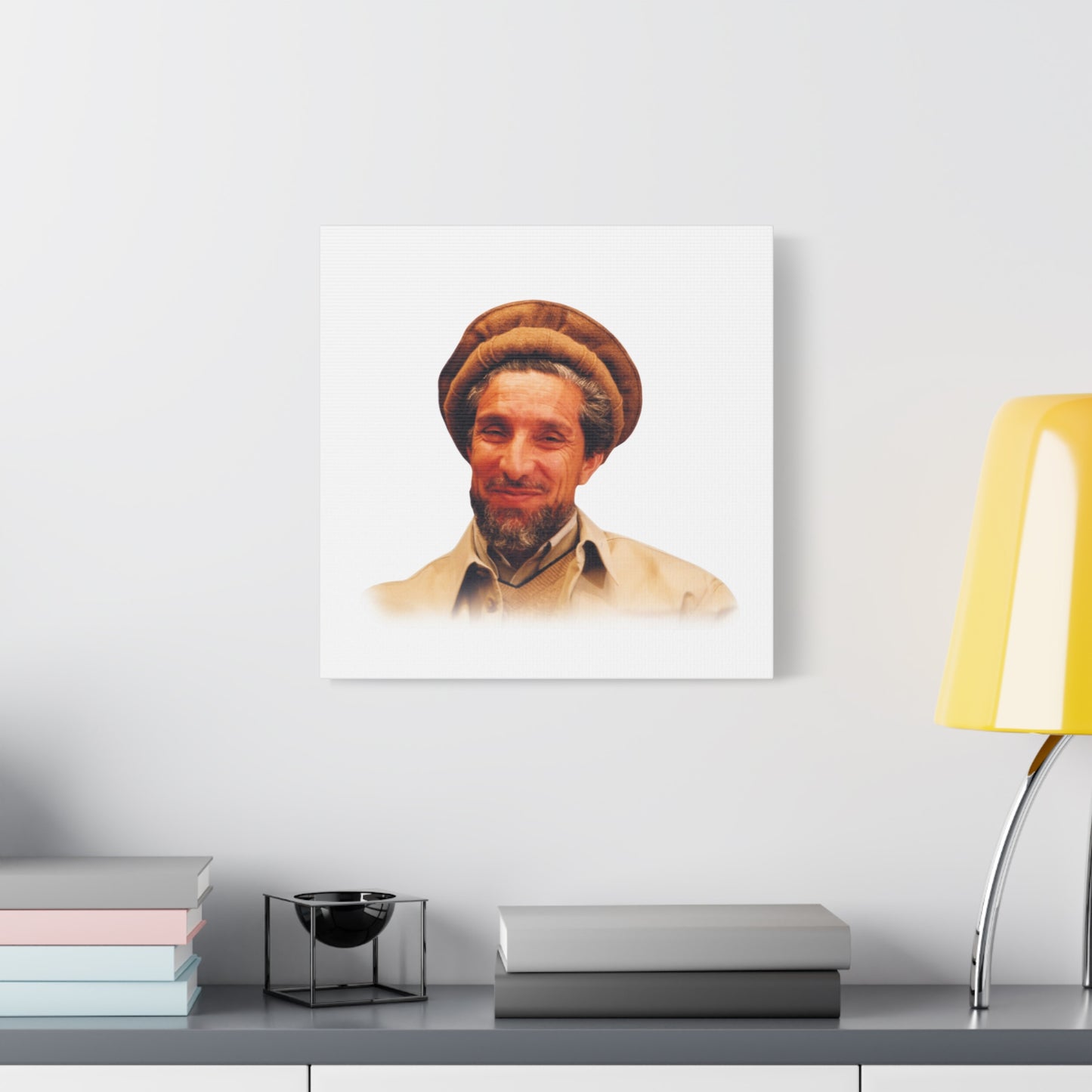 Ahmad Shah Massoud Wall Art, Inspirational Home Decor, Unique Gift for Art Lovers, Living Room or Office Decoration, Motivational Quote Art