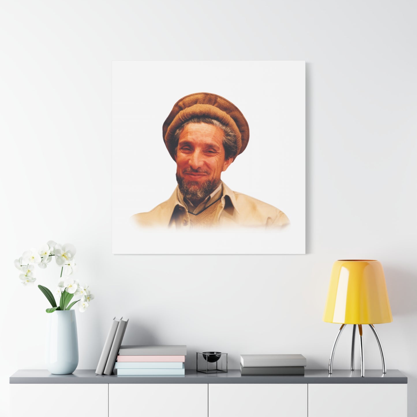 Ahmad Shah Massoud Wall Art, Inspirational Home Decor, Unique Gift for Art Lovers, Living Room or Office Decoration, Motivational Quote Art