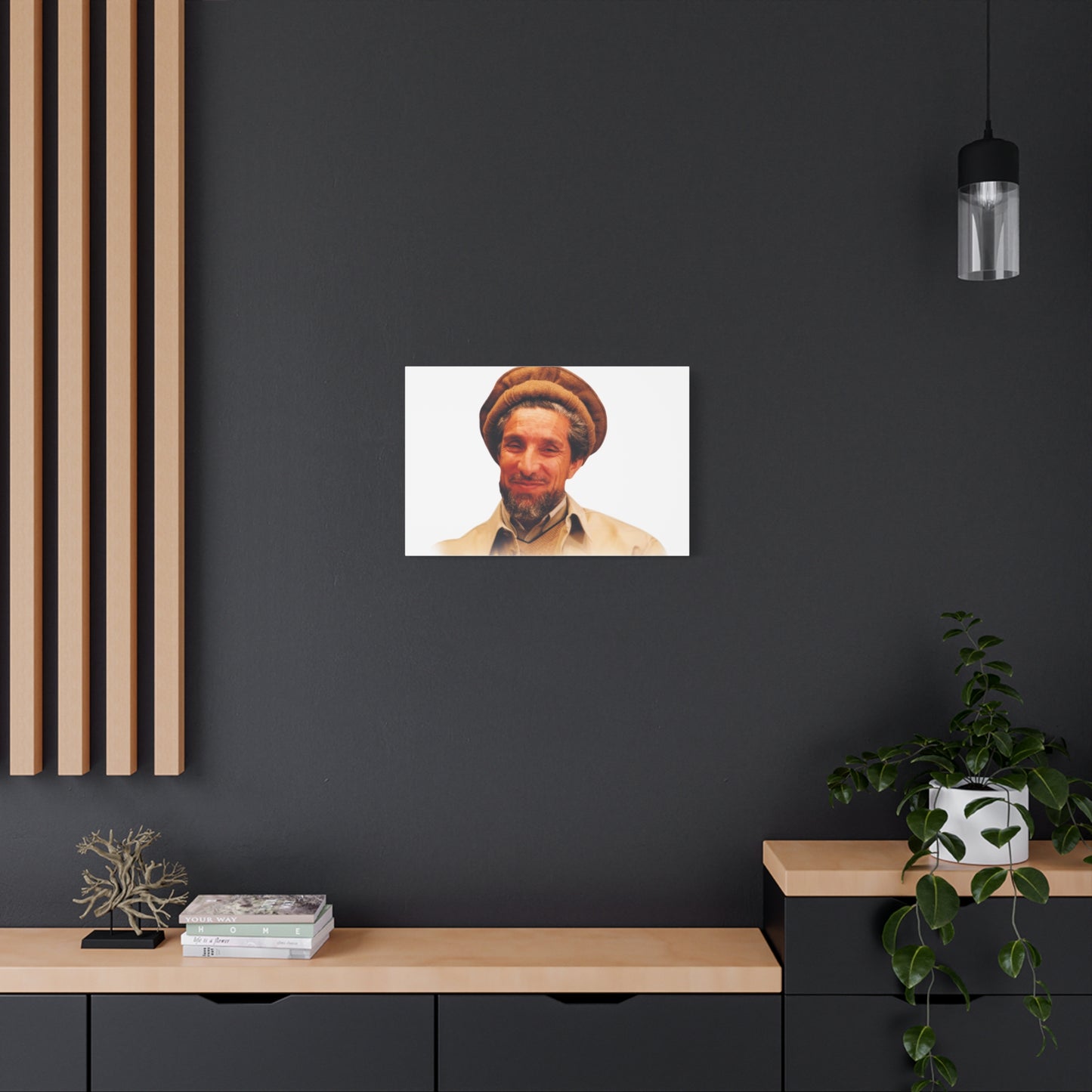 Ahmad Shah Massoud Wall Art, Inspirational Home Decor, Unique Gift for Art Lovers, Living Room or Office Decoration, Motivational Quote Art