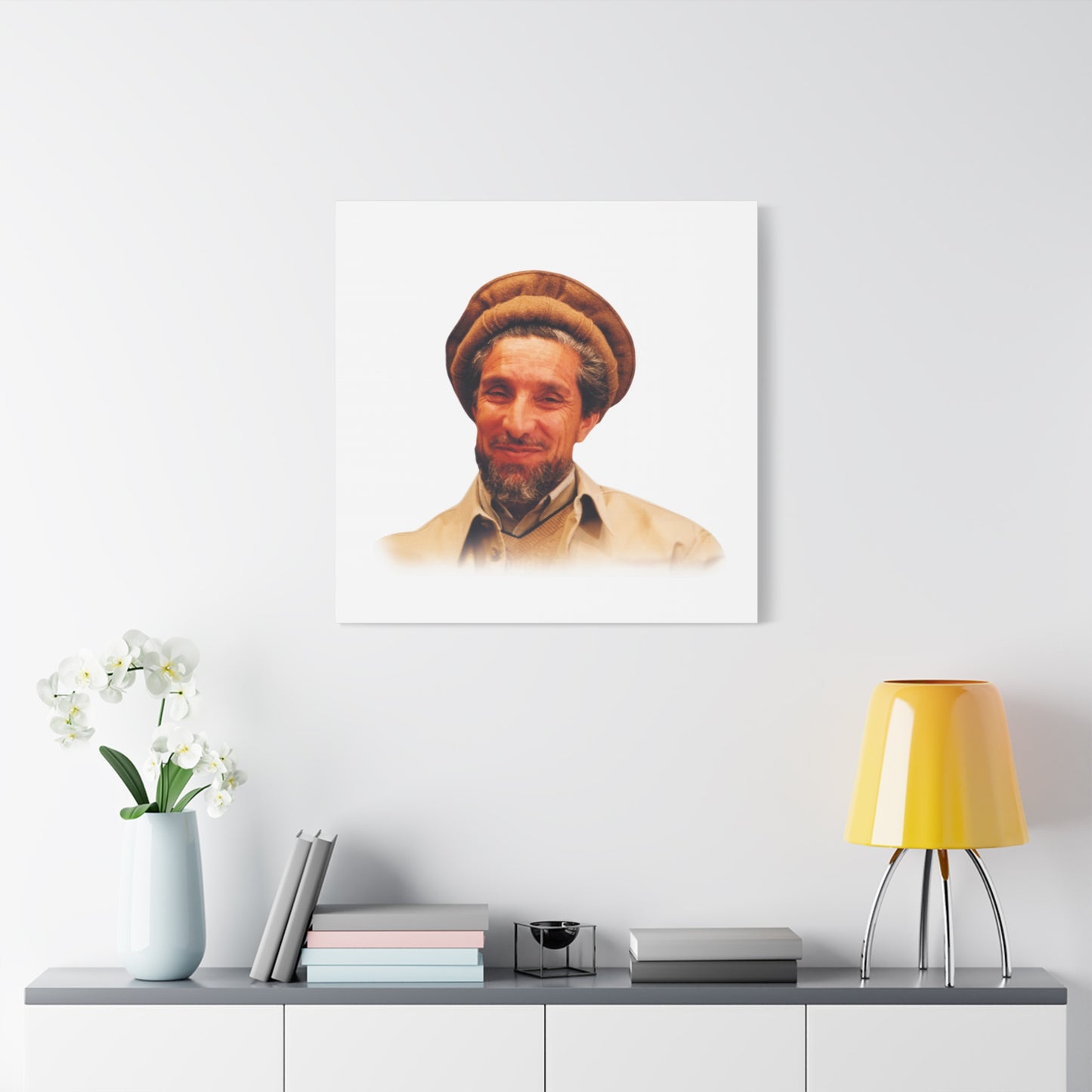 Ahmad Shah Massoud Wall Art, Inspirational Home Decor, Unique Gift for Art Lovers, Living Room or Office Decoration, Motivational Quote Art