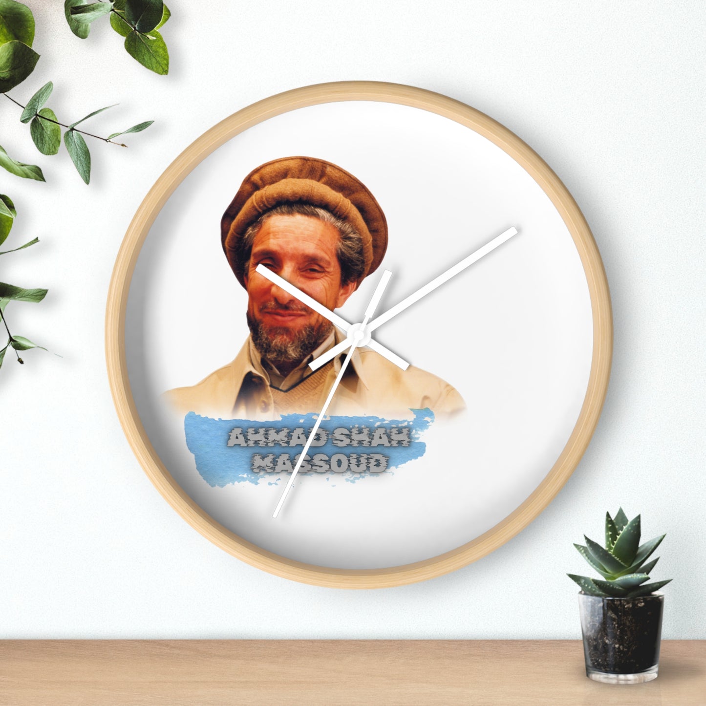 Ahmad Shah Massoud Wall Clock, Inspirational Decor, Unique Gift for History Buffs, Home Office Wall Art, Memorial Timepiece, Cultural [...]