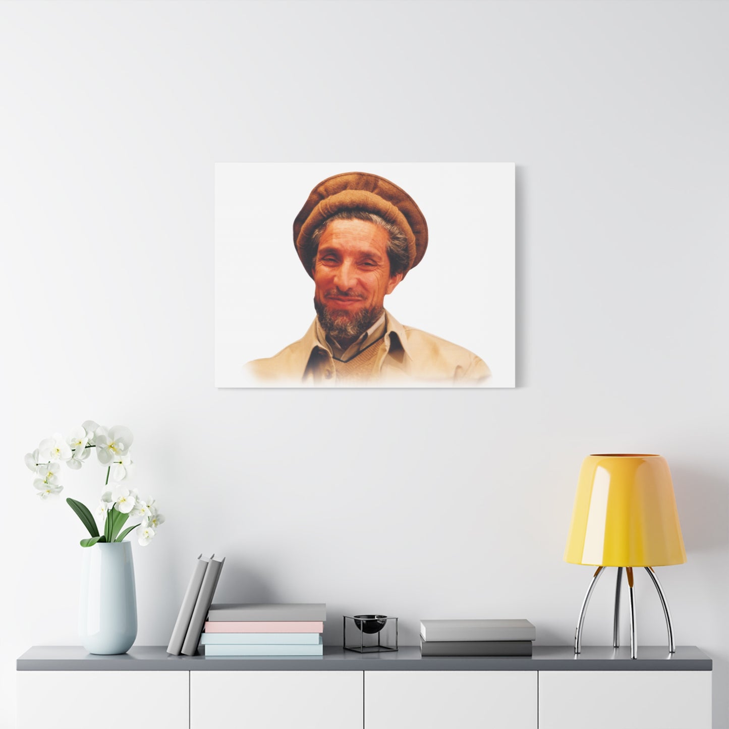 Ahmad Shah Massoud Wall Art, Inspirational Home Decor, Unique Gift for Art Lovers, Living Room or Office Decoration, Motivational Quote Art