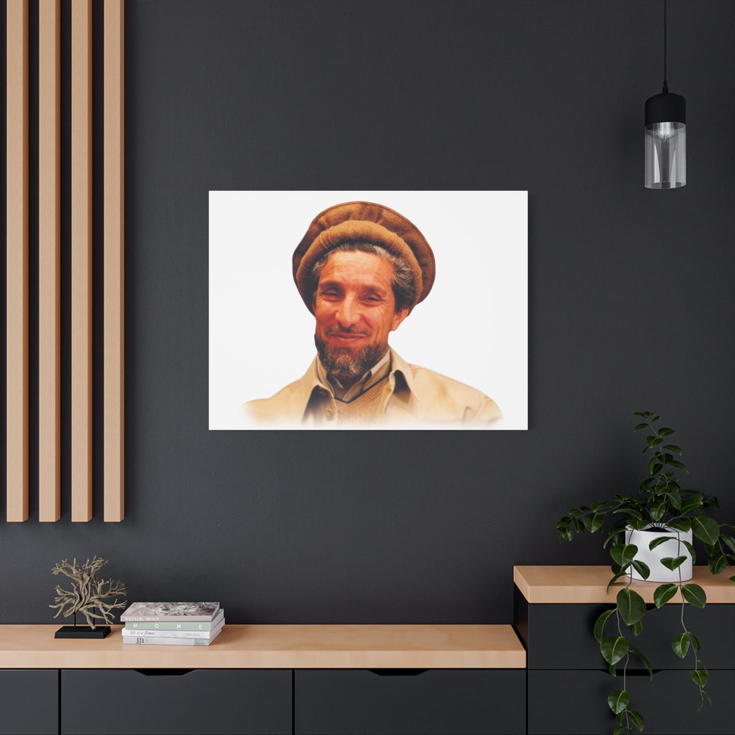 Ahmad Shah Massoud Wall Art, Inspirational Home Decor, Unique Gift for Art Lovers, Living Room or Office Decoration, Motivational Quote Art