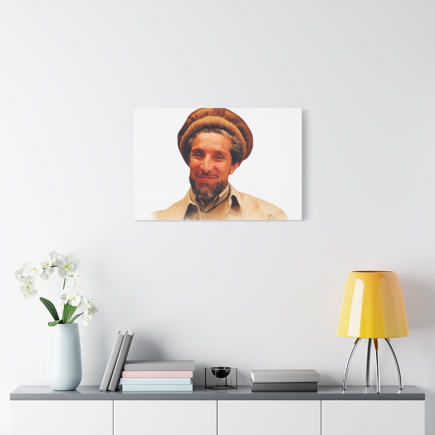 Ahmad Shah Massoud Wall Art, Inspirational Home Decor, Unique Gift for Art Lovers, Living Room or Office Decoration, Motivational Quote Art
