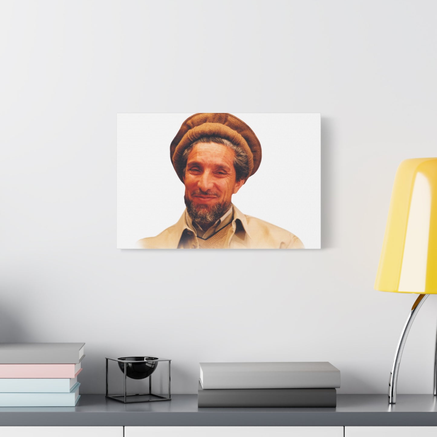 Ahmad Shah Massoud Wall Art, Inspirational Home Decor, Unique Gift for Art Lovers, Living Room or Office Decoration, Motivational Quote Art