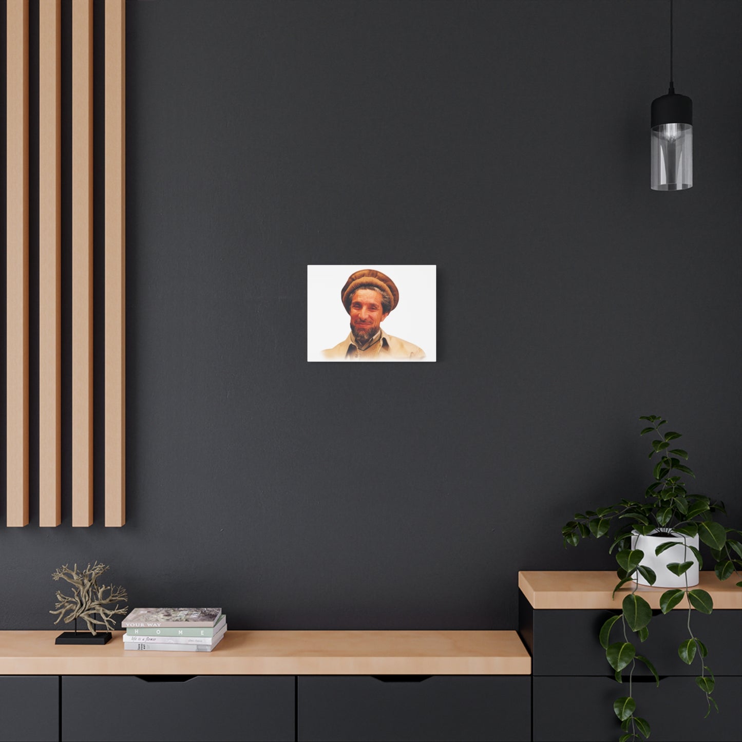 Ahmad Shah Massoud Wall Art, Inspirational Home Decor, Unique Gift for Art Lovers, Living Room or Office Decoration, Motivational Quote Art