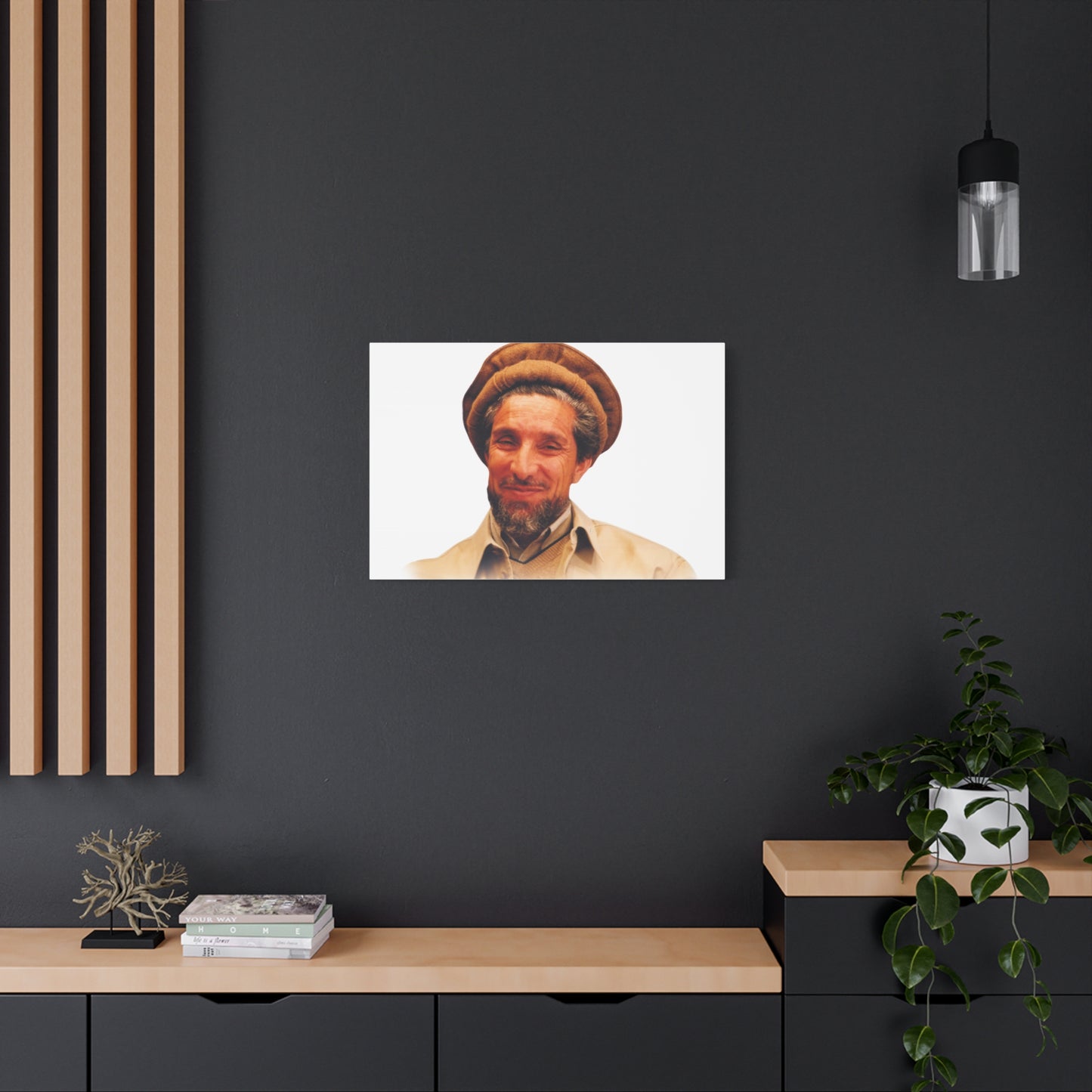 Ahmad Shah Massoud Wall Art, Inspirational Home Decor, Unique Gift for Art Lovers, Living Room or Office Decoration, Motivational Quote Art