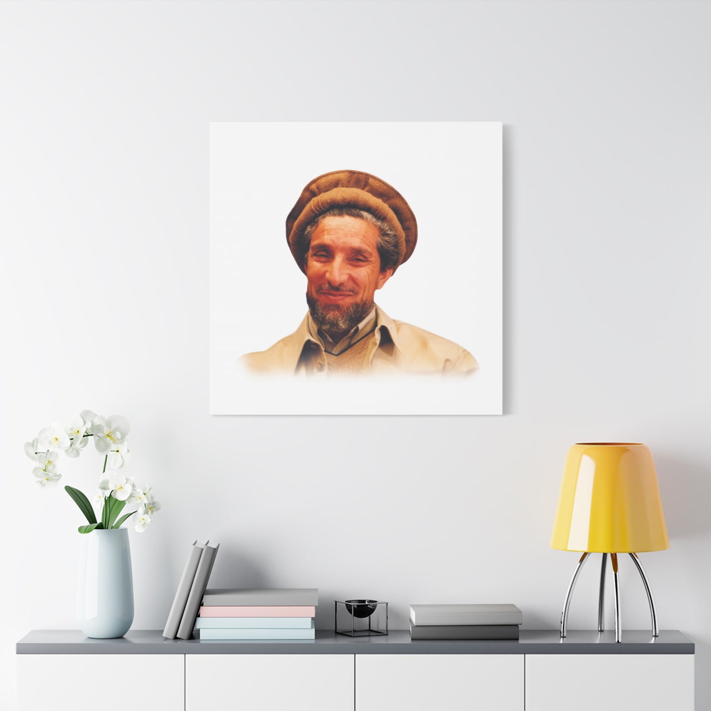 Ahmad Shah Massoud Wall Art, Inspirational Home Decor, Unique Gift for Art Lovers, Living Room or Office Decoration, Motivational Quote Art